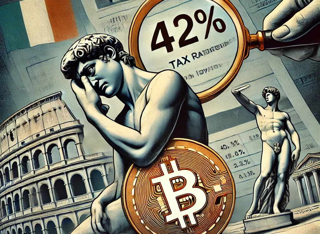 Bitcoin: nel 2025 le tasse saliranno al 42%?